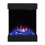 Kominek elektryczny Dame Czarny Aflamo