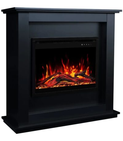 Kominek elektryczny Sund Black 3D 60x60 Aflamo
