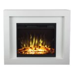 Kominek elektryczny Duke Biały Aflamo