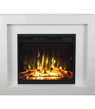 Kominek elektryczny Duke Biały Aflamo