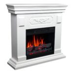 Kominek elektryczny Rivia Biały 2D Aflamo