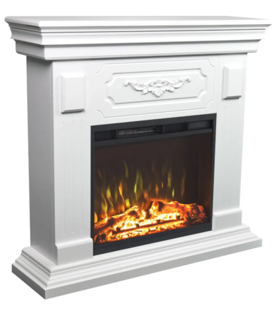 Kominek elektryczny Rivia Biały 2D Aflamo