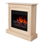 Kominek elektryczny Vigo Jasny Dąb 2D Aflamo