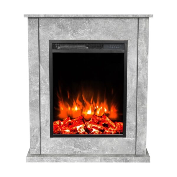 Kominek elektryczny Poker Beton 2D Aflamo