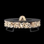 Palenisko ogrodowe Hetta Wood 120 Black Inox Hetta Supply