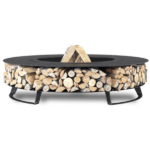 Palenisko ogrodowe Hetta Wood 150 Black Inox Hetta Supply