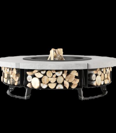 Palenisko ogrodowe Hetta Round 120 Stal Beton Hetta Supply