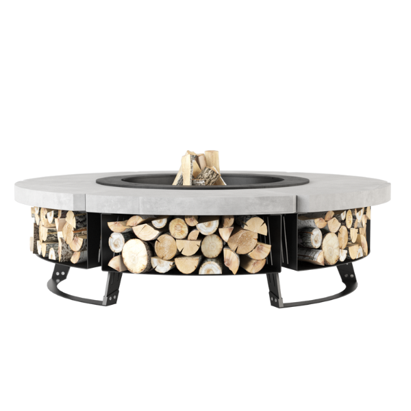 Palenisko ogrodowe Hetta Round 120 Stal Beton Hetta Supply