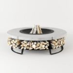 Palenisko ogrodowe Hetta Round 120 Stal Beton Hetta Supply