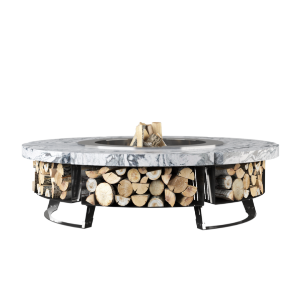 Palenisko ogrodowe Hetta Round 120 Stal Granit Viscount Hetta Supply