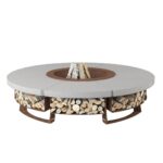 Palenisko ogrodowe Hetta Round 120 Corten Beton Hetta Supply