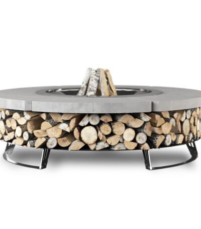 Palenisko ogrodowe Hetta Round 120 Inox Beton Hetta Supply