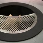 Palenisko ogrodowe Hetta Round 120 Black Inox Granit Monumental Hetta Supply