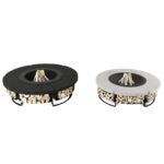 Palenisko ogrodowe Hetta Round 120 Black Inox Granit Monumental Hetta Supply