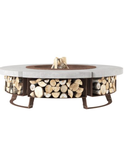 Palenisko ogrodowe Hetta Round 155 Corten Beton Hetta Supply