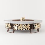 Palenisko ogrodowe Hetta Round 155 Corten Beton Hetta Supply