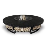 Palenisko ogrodowe Hetta Round 155 Inox Granit Monumental Hetta Supply