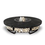 Palenisko ogrodowe Hetta Round 155 Inox Granit Monumental Hetta Supply