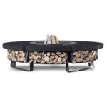 Palenisko ogrodowe Hetta Round 155 Inox Granit Monumental Hetta Supply