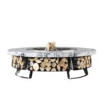 Palenisko ogrodowe Hetta Round 155 Black Inox Granit Viscount Hetta Supply