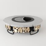 Palenisko ogrodowe Hetta Round 230 Inox Beton Hetta Supply