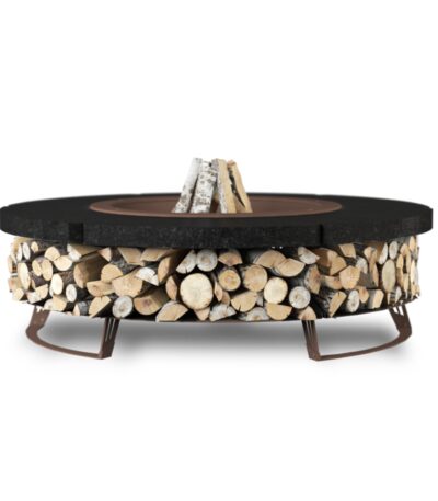 Palenisko ogrodowe Hetta Round 230 Corten Granit Monumental Hetta Supply