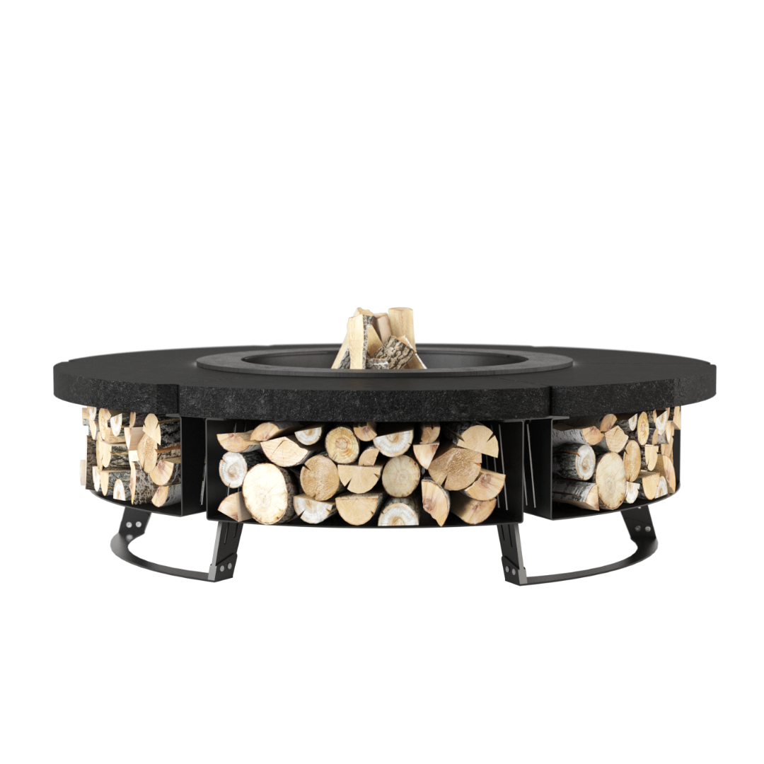 Palenisko ogrodowe Hetta Round 230 Black Inox Granit Monumental Hetta Supply Palenisko ogrodowe Hetta Round 230 Black Inox Granit Monumental Hetta Supply