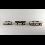 Palenisko ogrodowe Hetta Round 230 Black Inox Granit Viscount Hetta Supply