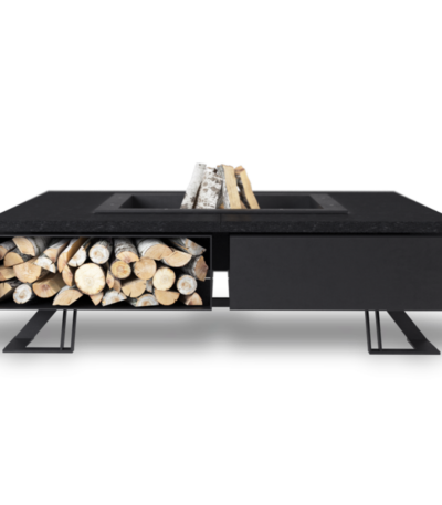 Palenisko ogrodowe Hetta Square 120 Stal Granit Monumental Hetta Supply