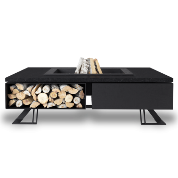 Palenisko ogrodowe Hetta Square 120 Stal Granit Monumental Hetta Supply