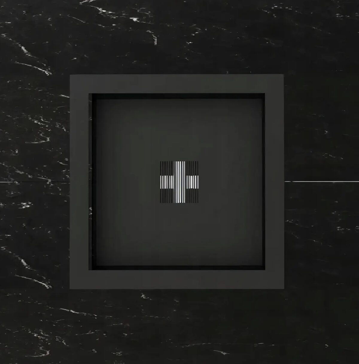 Palenisko ogrodowe Hetta Square 120 Black Inox Granit Monumental Hetta Supply