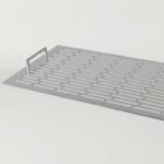 Palenisko ogrodowe Hetta Square 120 Inox Beton Hetta Supply