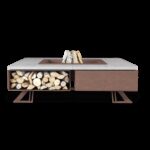 Palenisko ogrodowe Hetta Square 140 Corten Beton Hetta Supply