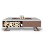 Palenisko ogrodowe Hetta Square 140 Corten Beton Hetta Supply