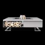 Palenisko ogrodowe Hetta Square 140 Inox Beton Hetta Supply