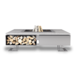 Palenisko ogrodowe Hetta Square 140 Inox Beton Hetta Supply