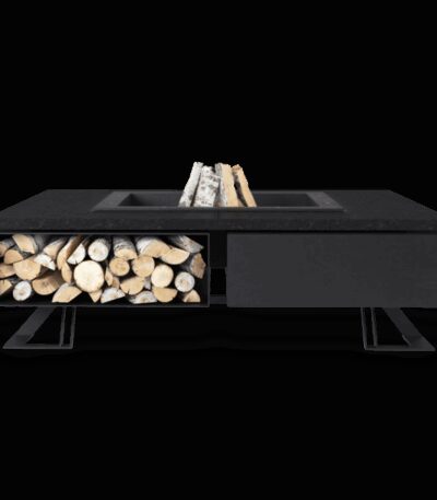 Palenisko ogrodowe Hetta Square 140 Stal Granit Monumental Hetta Supply