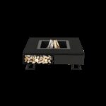 Palenisko ogrodowe Hetta Square 180 Black Inox Granit Monumental Hetta Supply