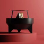 Palenisko ogrodowe GTO 100 Black Inox Hetta Supply