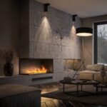 Kominek na parę wodną Invapo Corner L1200