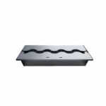 Wkład na bioetanol Fala 450x160 inox Kami