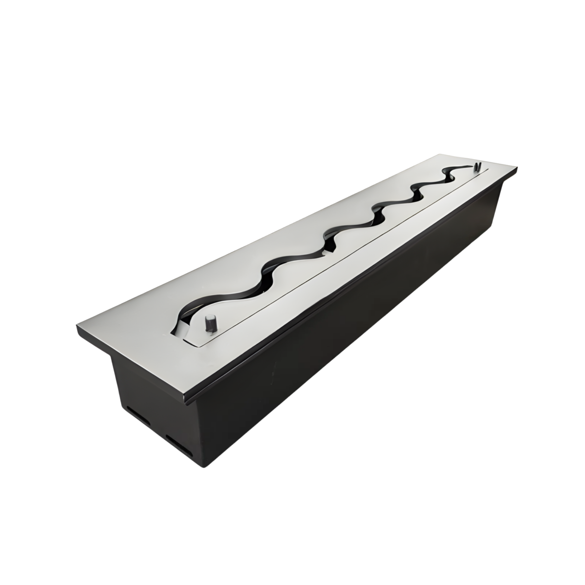 Wkład na bioetanol Fala 800×120 inox Kami