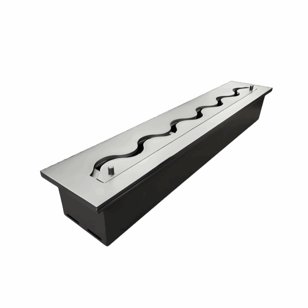 Wkład na bioetanol Fala 650x120 inox Kami