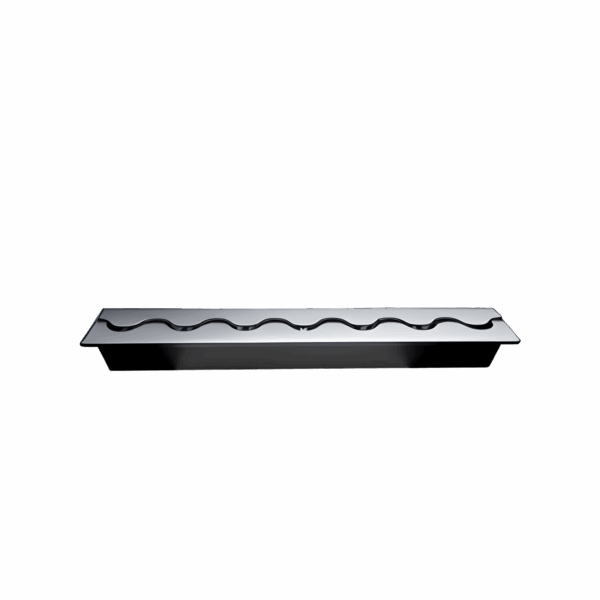 Wkład na bioetanol Fala 700x95 inox Kami