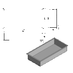 Wkład na bioetanol Fala 520x260 niesymetryczny czarny Kami - obrazek 5