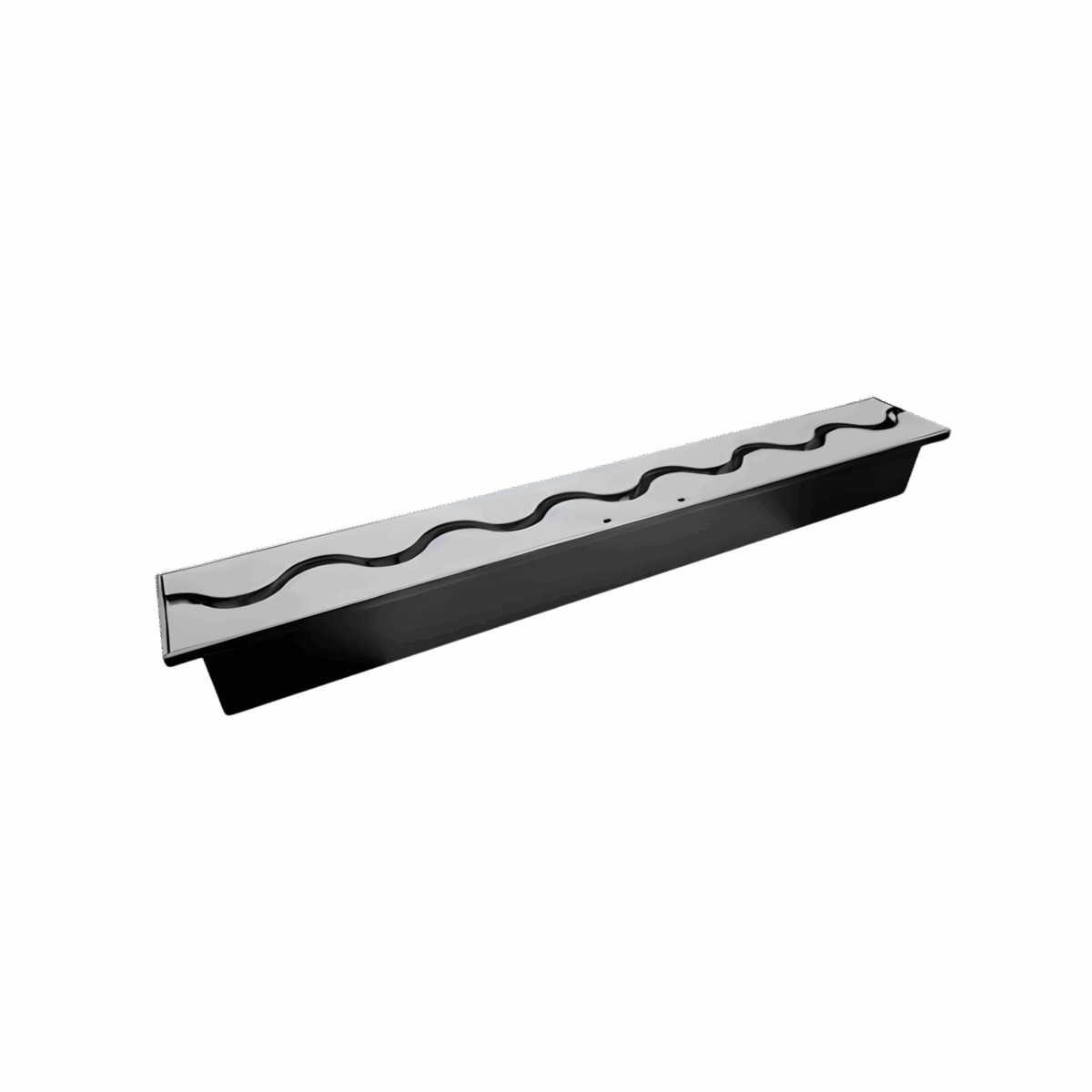 Wkład na bioetanol Fala 700×95 inox Kami