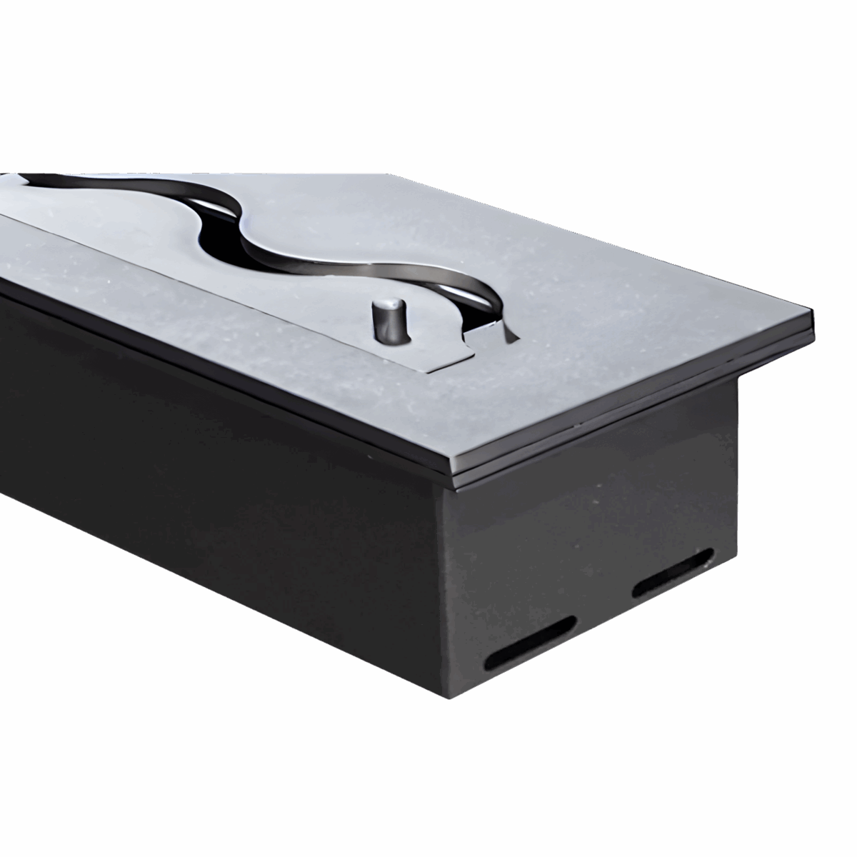 Wkład na bioetanol Fala 900×120 inox Kami