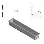Wkład na bioetanol Fala 650x120 czarny Kami - obrazek 5