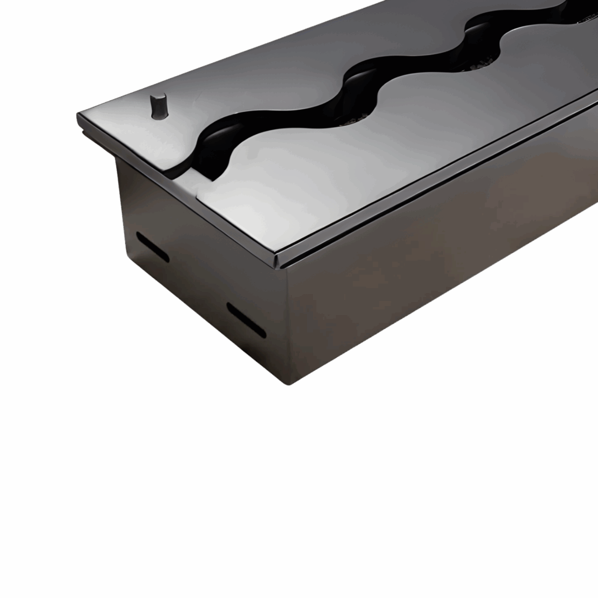 Wkład na bioetanol Fala 900×160 inox Kami