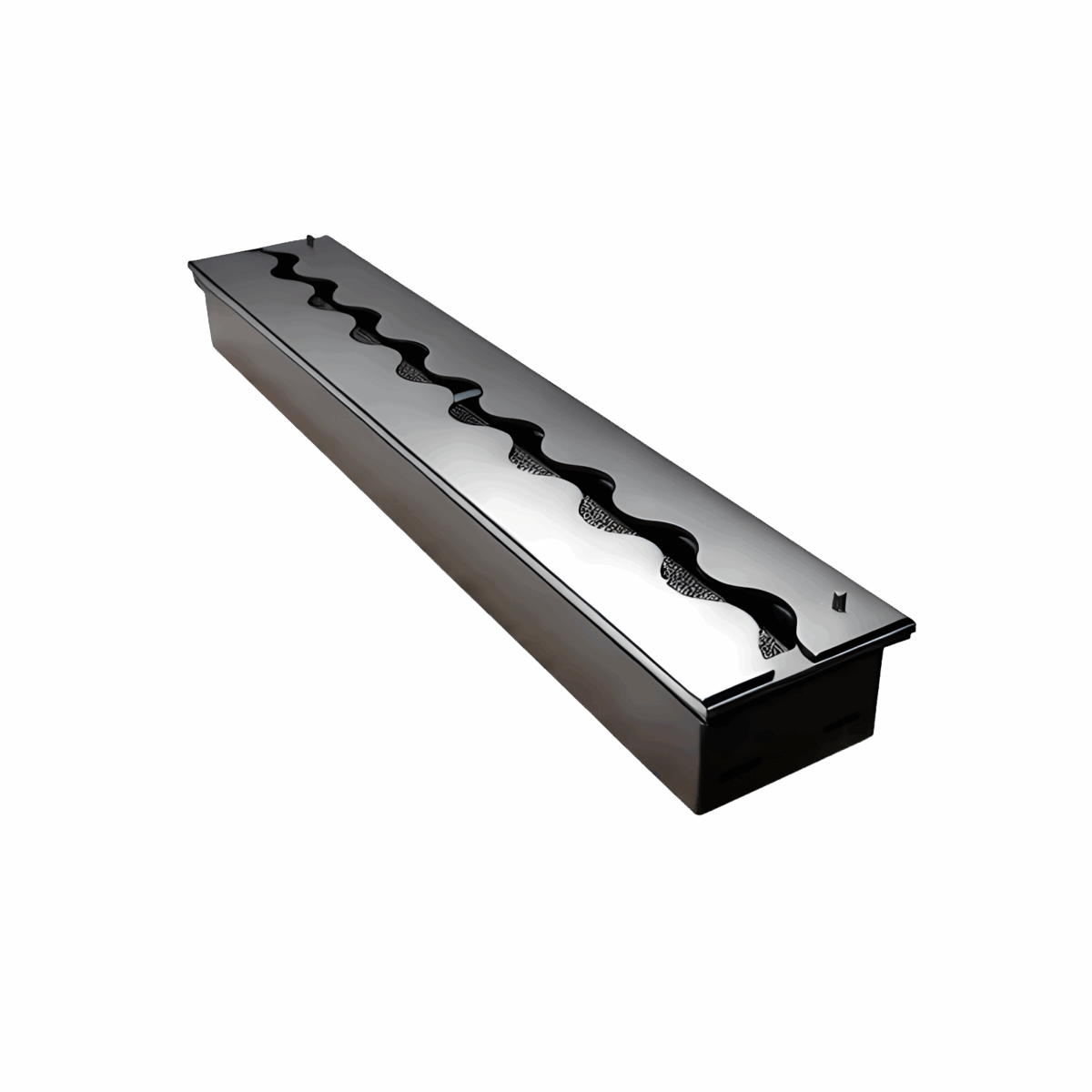 Wkład na bioetanol Fala 900×160 inox Kami